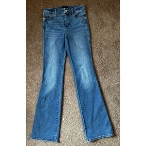 White House Black Market High-Rise Skinny Flare Everyday Soft Jean